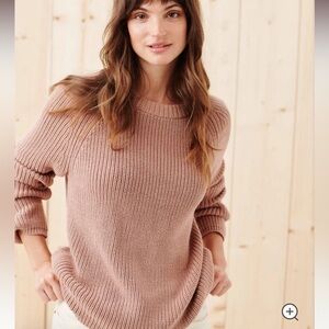 Jenni Kayne Cotton Fisherman Sweater